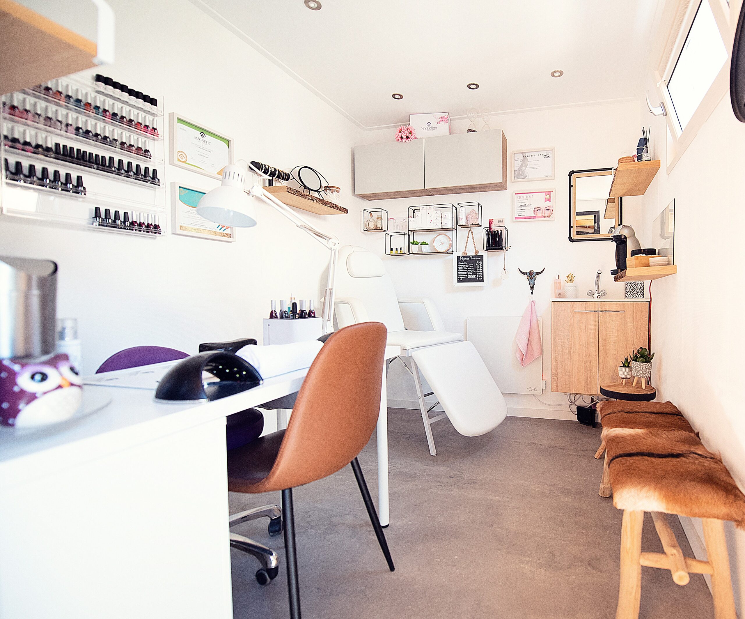 De behandelruimte van Studio Quality Time in Assendelft